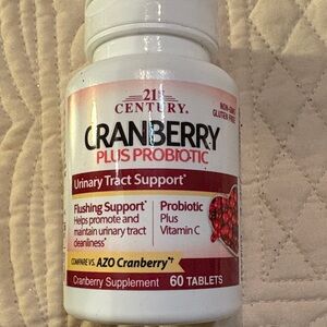 21st Century Cranberry Plus Probiotic Urinary Care Supplement 60 tablets